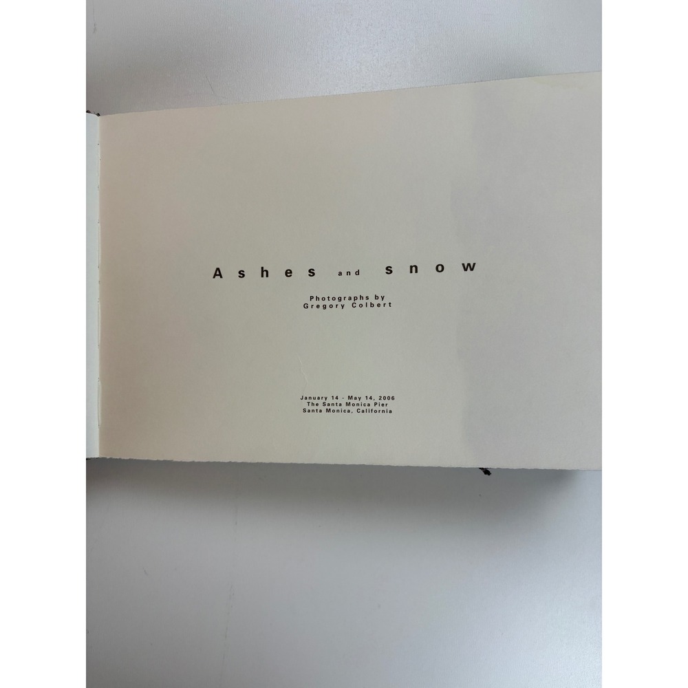 Gregory Colbert Ashes and Snow 2006 Santa Monica Exhibition Catalog Photo Book - Picture 4 of 5